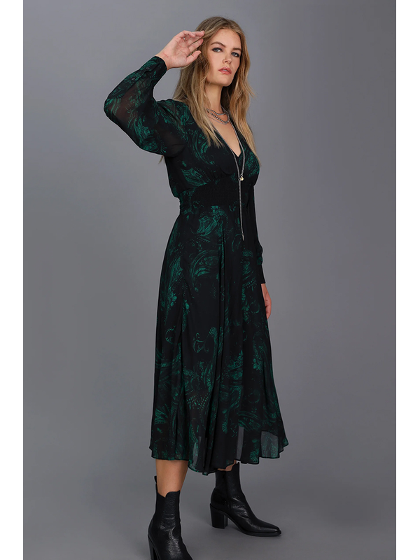 Storm Electric Paisley Dress