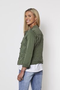 Threadz Denim Military Jacket