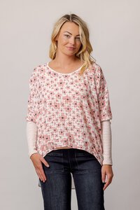 Mi Moso Tori Flower Top