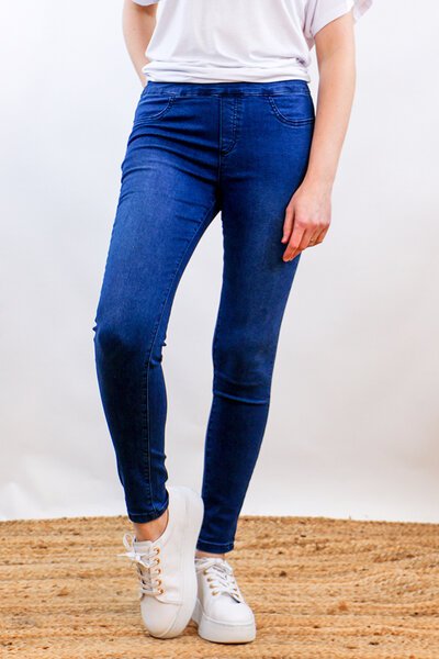 Wakee Slim Leg Pull On Jeans-new-Preen