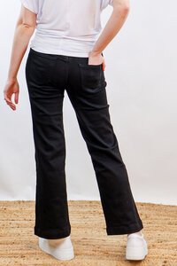 Wakee Front Pocket Wide Leg Jean