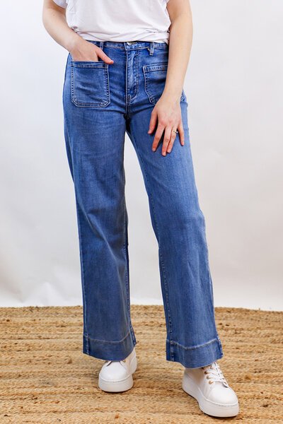 Wakee Wide Leg Pocket Jeans-new-Preen