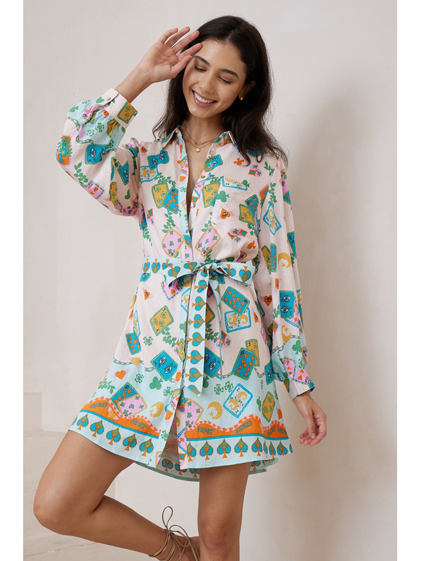 Iris Maxi Portofino Mini Shirt Dress