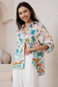 Iris Maxi Portofino Shirt