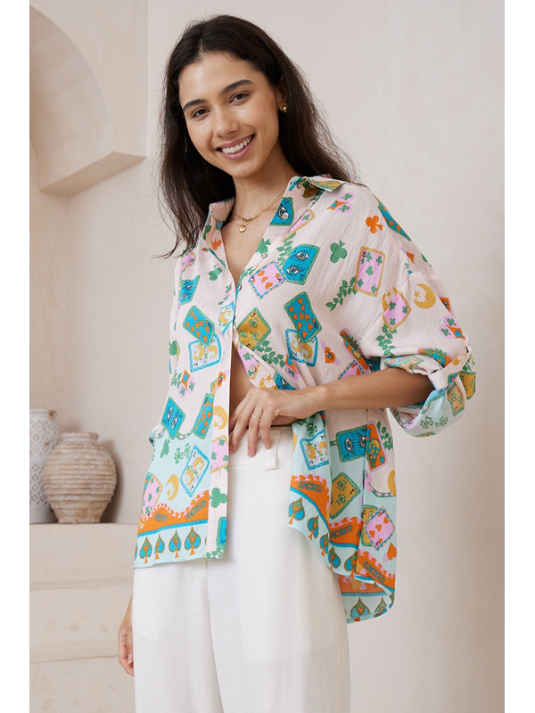 Iris Maxi Portofino Shirt