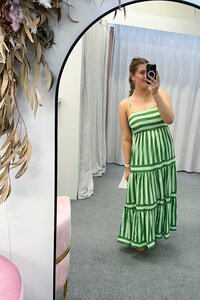 Wits The Label Positano Stripes Maxi Dress