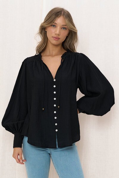 Iris Maxi Long Sleeve Shirt-new-Preen