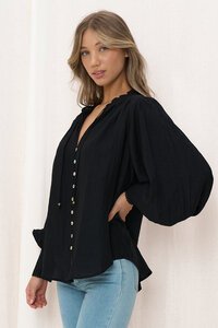 Iris Maxi Long Sleeve Shirt