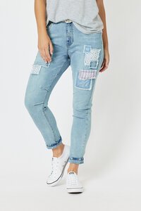 Threadz Taylor Patch Jean