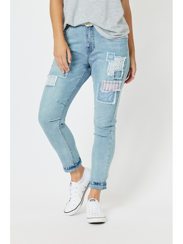 Threadz Taylor Patch Jean