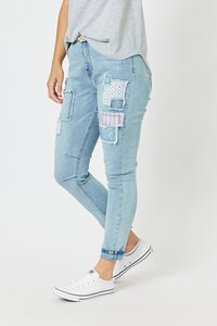 Threadz Taylor Patch Jean