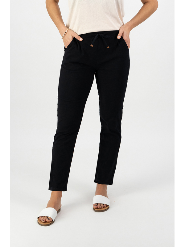 Vassalli Slim Ankle Grazer Elastic Waist Pant