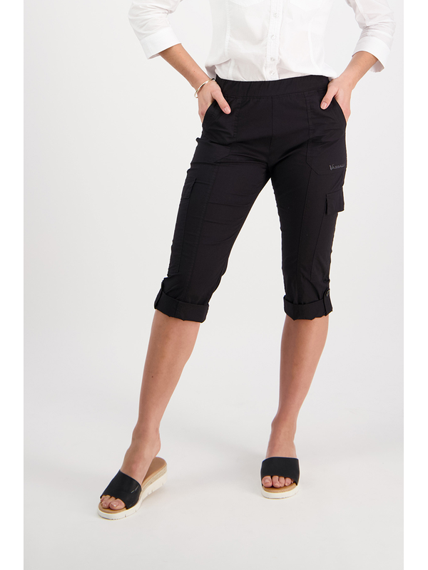 Vassalli Poplin Pull On Cargo Pant