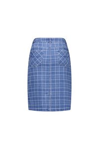 Vassalli Denim Skirt - Check