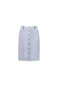 Vassalli Stripe Button Front Skirt