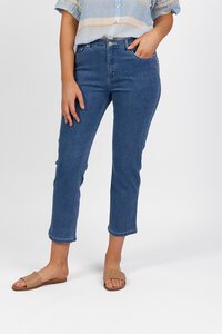 Vassalli Slim Ankle Grazer Jean - Blue Hue