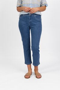 Vassalli Slim Ankle Grazer Jean - Blue Hue