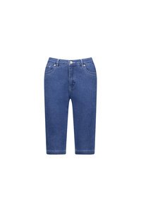 Vassalli Slim Leg Denim Short - Blue Hue