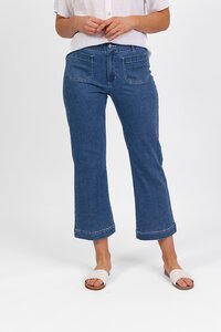 Vassalli Straight Leg Ankle Grazer Jean