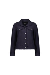 Vassalli Frayed Seams Linen Viscose Jacket