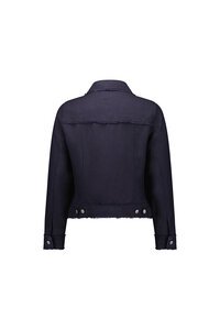 Vassalli Frayed Seams Linen Viscose Jacket