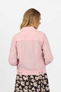 Vassalli Frayed Seams Tencel Linen Jacket