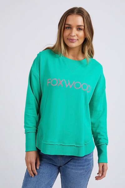 Foxwood Metallic Simplified Crew-new-Preen