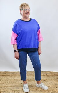 Elm Mazie Colour Block Sweat