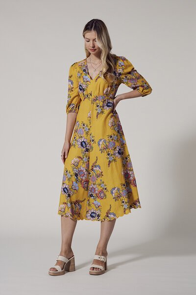 Loobies Story Gala Midi Dress-new-Preen