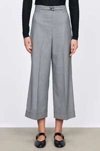 Veronika Maine Houndstooth Topstitch Pants