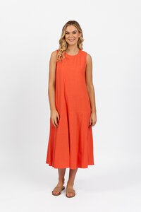 Vassalli Sleeveless Round Neck Dress