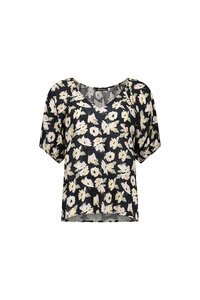 Vassalli V Neck Floaty Sleeve Print Top - Thea