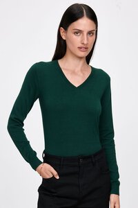 Veronika Maine Long Sleeve V-Neck Knit