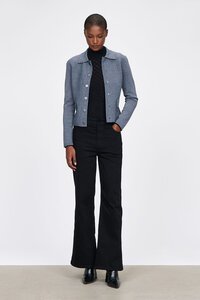 Veronika Maine Collared Press Stud Milano Jacket 