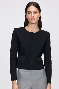 Veronika Maine Zip Front Milano Jacket