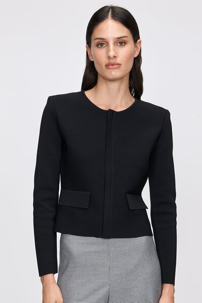 Veronika Maine Zip Front Milano Jacket-new-Preen