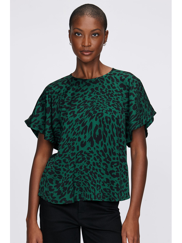 Veronika Maine Forest Leopard Top