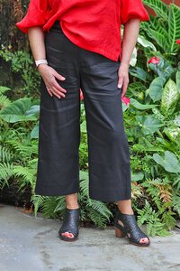 Oh Three Wide Leg Mid Length Pant