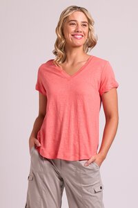 Memo V Neck Swing Top