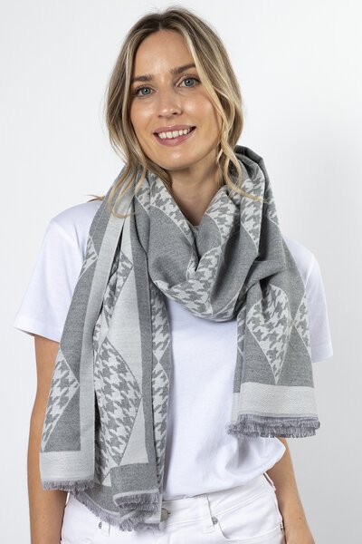 Stella + Gemma Houndstooth Scarf-best-sellers-Preen