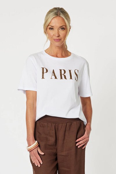 Gordon Smith Paris Beaded Tee-new-Preen