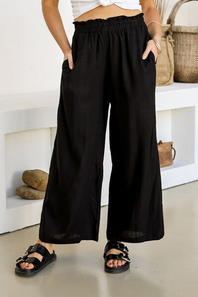 Miracle Pull On Wide Leg Pant-new-Preen