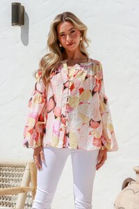 St Germain Bubble Multi Button Shirt