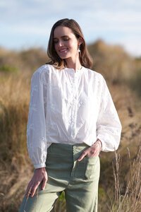 Oh Three Textured Blouse