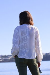 Oh Three Textured Blouse