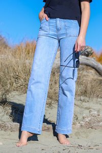 Wakee Straight Leg Pocket Jeans