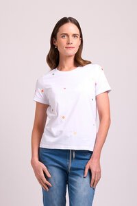 Memo Embroidery Tee