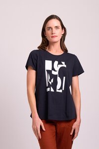 Preen Placement Print Swing Fit Tee