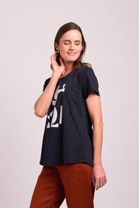 Preen Placement Print Swing Fit Tee