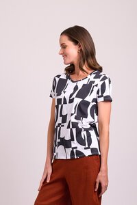 Preen All Over Print Round Neck Tee